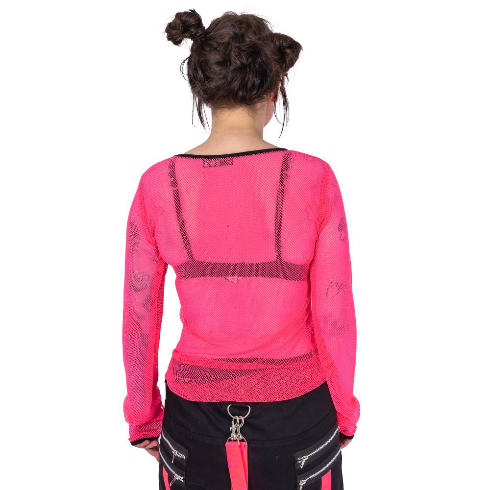 Poizen Industries - Future Lange ärmel top - Rosa